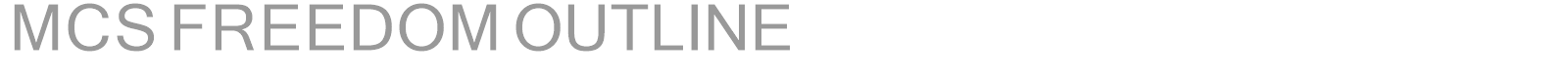 MCS FREEDOM OUTLINE font preview